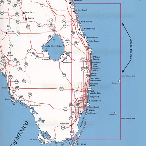 Lake Miami Fishing Map