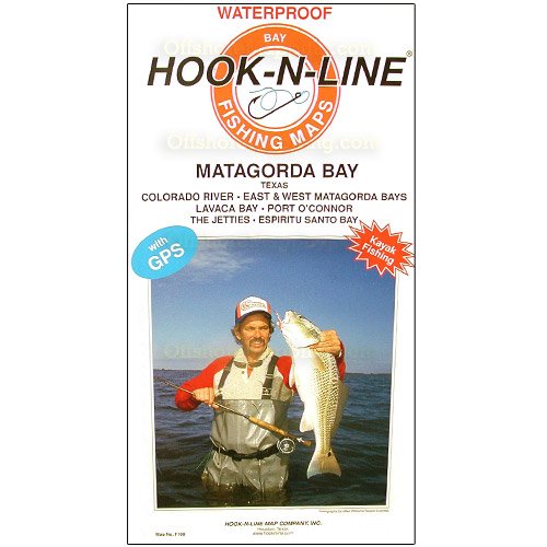 Hook-N-Line Map F108 Matagorda Bay