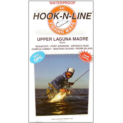 Hook-N-Line Map F116 Upper Laguna Madre  